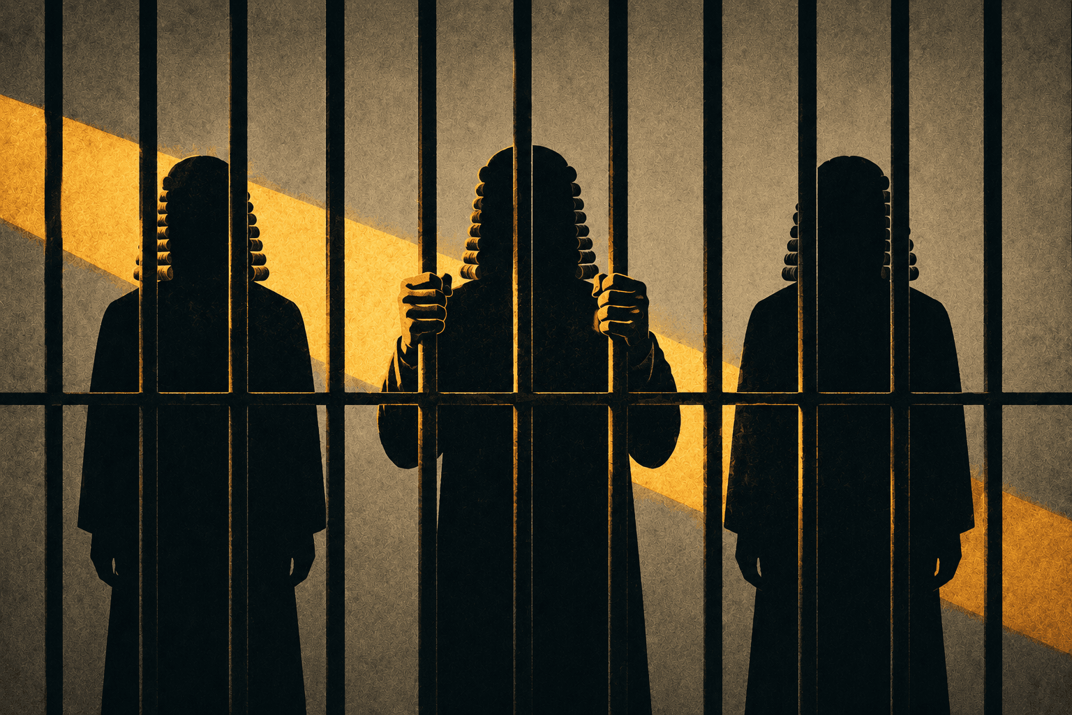 THE BAR GOT BEHIND BARS